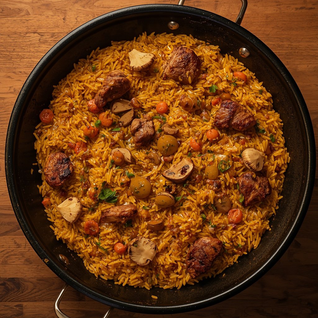 Arroz Secreto con Setas