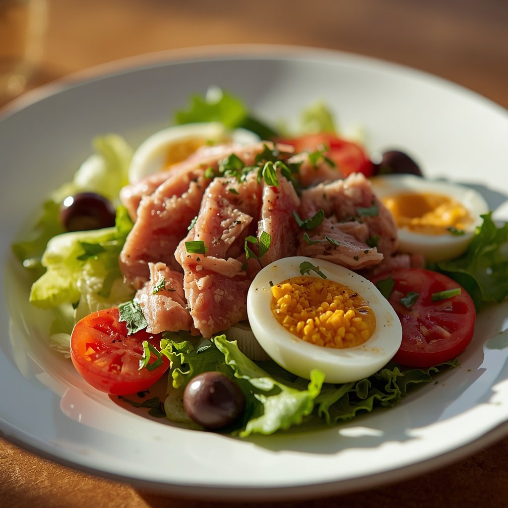 Ensalada Clásica Atún Huevo